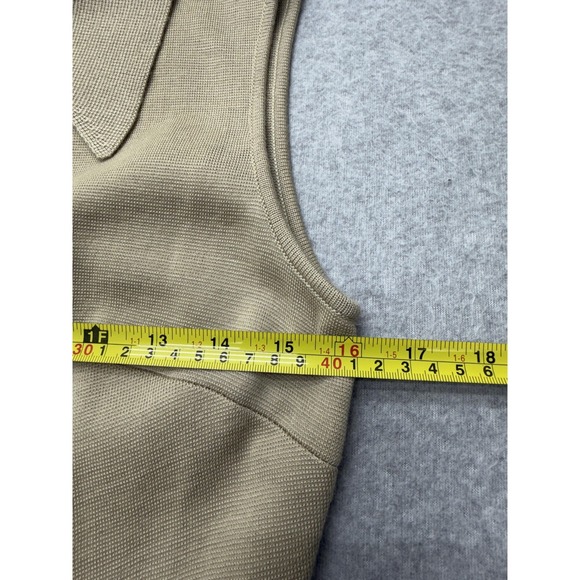 Vintage Bakalli 2pc Dress & Sweater Set Womens 10 Mod Geometric Red Beige - Picture 16 of 16